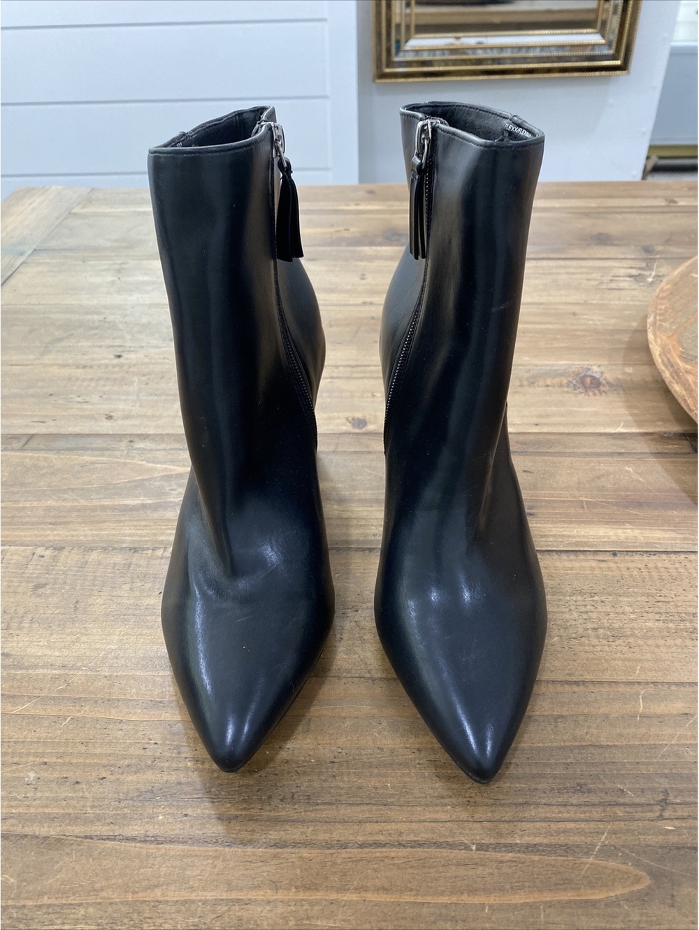 Madden Girl Flex Black Boots Size 8